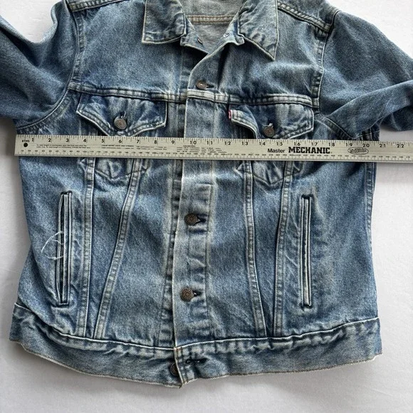 Levi's 70505 Vintage‎ USA Made Trucker Jacket Medium Denim Fade